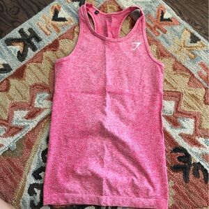 Gymshark Seamless Vest tank - Sherbet Pink Marl 
Extra Small